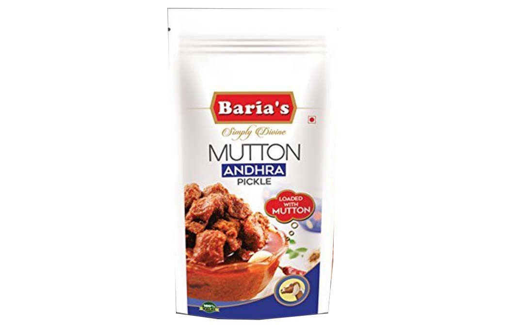 Baria's Mutton Andhra Pickle Loaded with Mutton   Pack  200 grams
